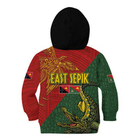 Sepik River Crocodile & Arts Festival Kid Hoodie Bird-of-paradise Melanesian Tattoo LT03 - Polynesian Pride