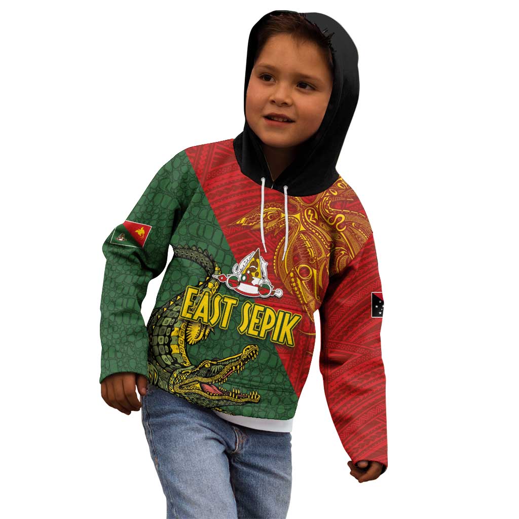 Sepik River Crocodile & Arts Festival Kid Hoodie Bird-of-paradise Melanesian Tattoo LT03 - Polynesian Pride