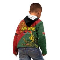 Sepik River Crocodile & Arts Festival Kid Hoodie Bird-of-paradise Melanesian Tattoo LT03 - Polynesian Pride