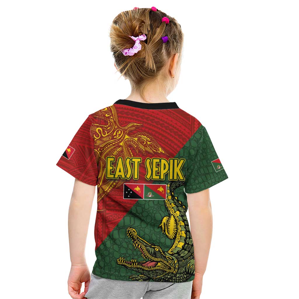 Sepik River Crocodile & Arts Festival Kid T Shirt Bird-of-paradise Melanesian Tattoo LT03 - Polynesian Pride