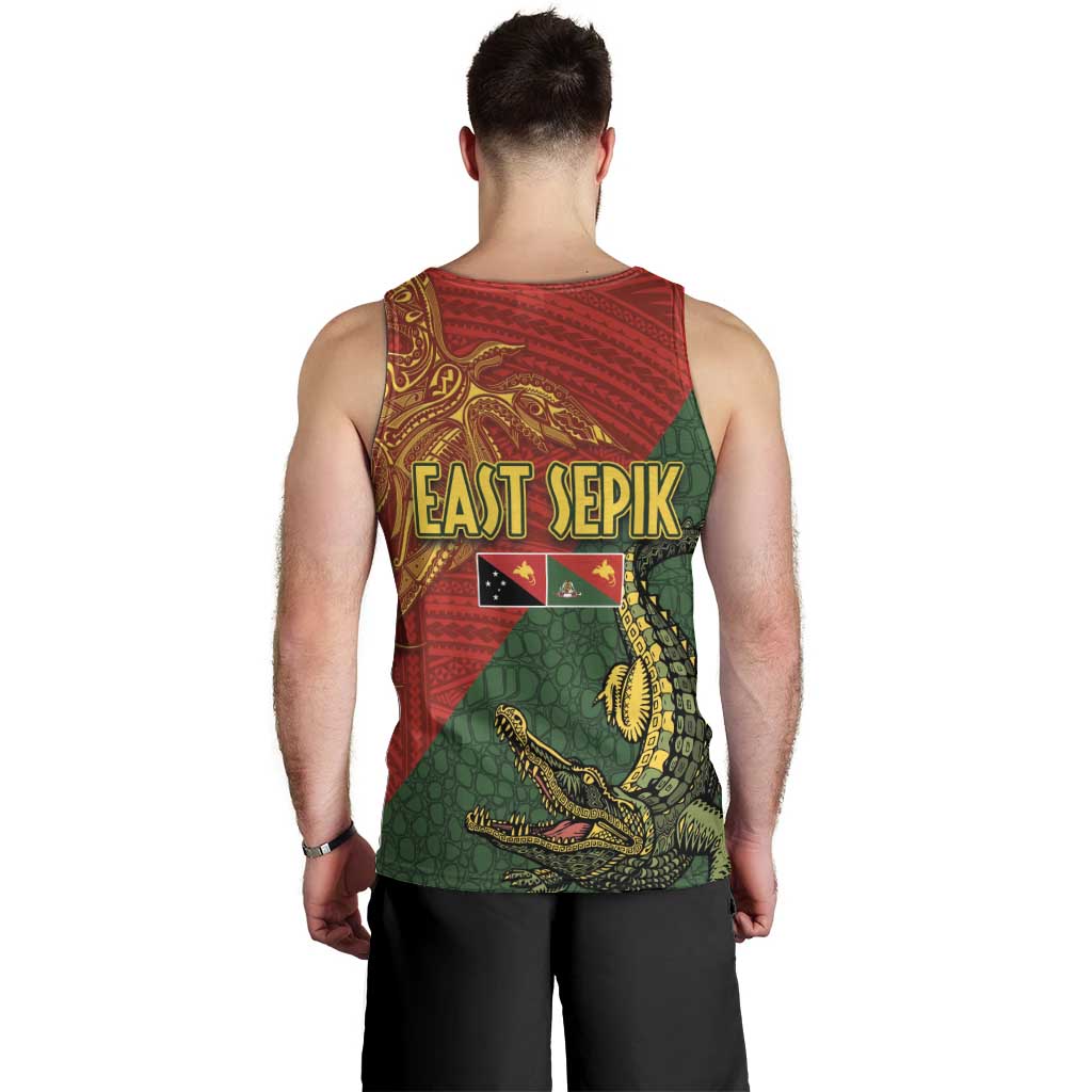 Sepik River Crocodile & Arts Festival Men Tank Top Bird-of-paradise Melanesian Tattoo LT03 - Polynesian Pride