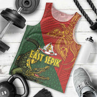 Sepik River Crocodile & Arts Festival Men Tank Top Bird-of-paradise Melanesian Tattoo LT03 - Polynesian Pride