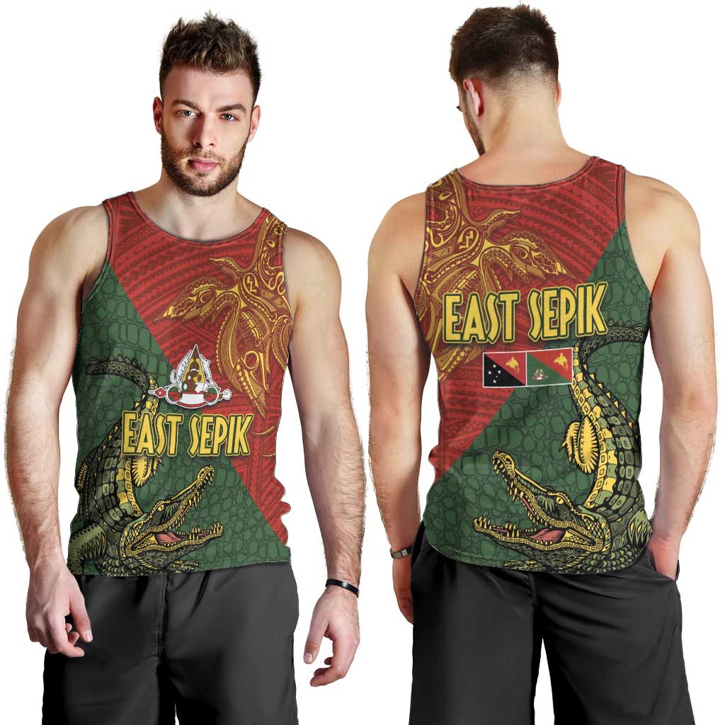 Sepik River Crocodile & Arts Festival Men Tank Top Bird-of-paradise Melanesian Tattoo LT03 - Polynesian Pride