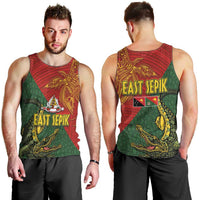 Sepik River Crocodile & Arts Festival Men Tank Top Bird-of-paradise Melanesian Tattoo LT03 - Polynesian Pride