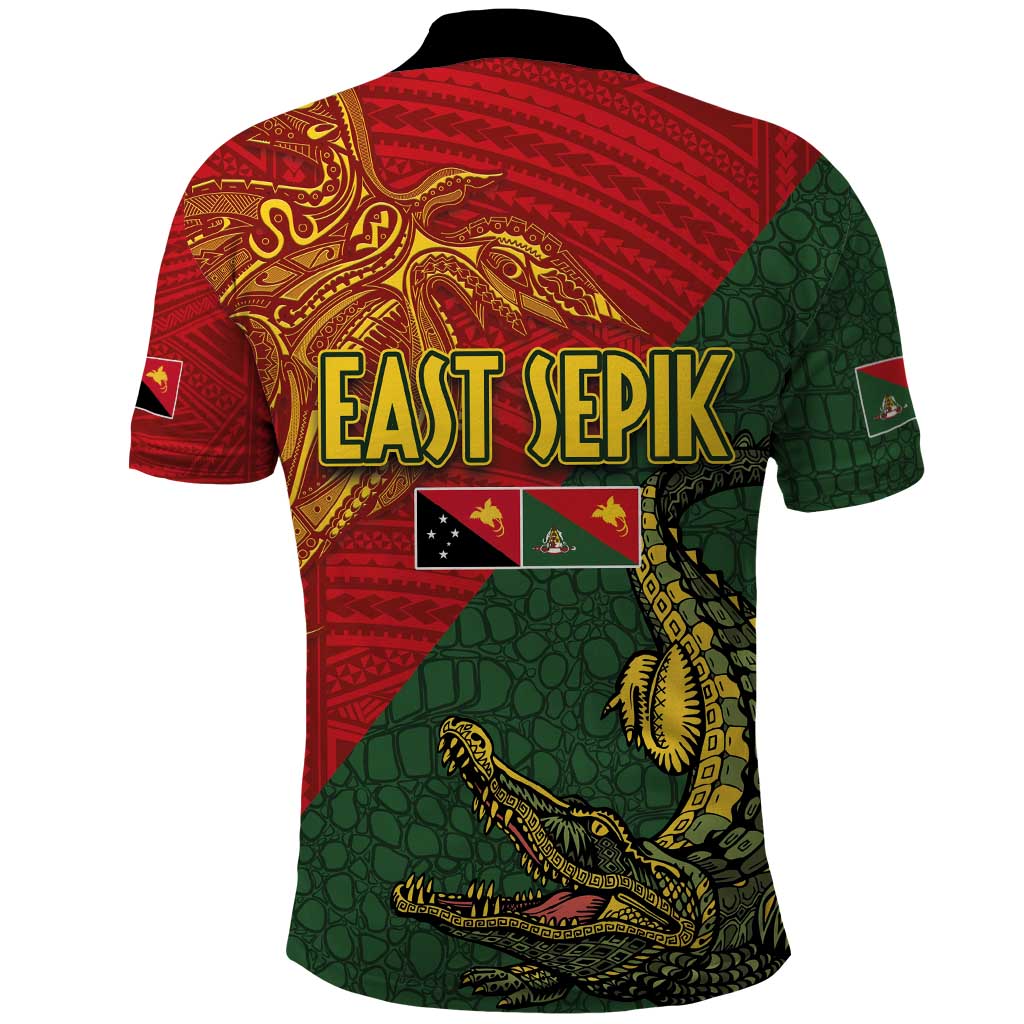Sepik River Crocodile & Arts Festival Polo Shirt Bird-of-paradise Melanesian Tattoo LT03 - Polynesian Pride