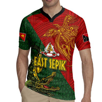 Sepik River Crocodile & Arts Festival Rugby Jersey Bird-of-paradise Melanesian Tattoo LT03 - Polynesian Pride