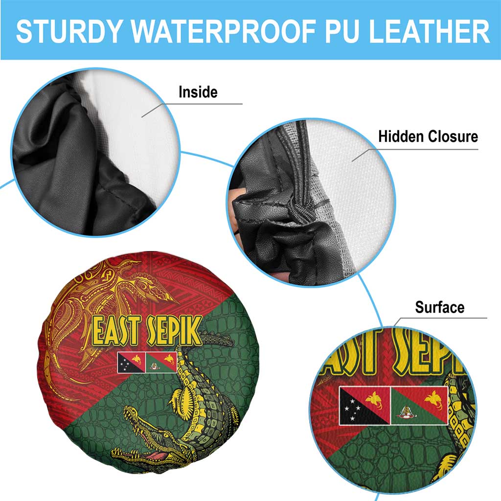 Sepik River Crocodile & Arts Festival Spare Tire Cover Bird-of-paradise Melanesian Tattoo LT03 - Polynesian Pride