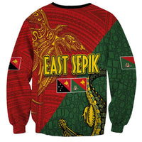 Sepik River Crocodile & Arts Festival Sweatshirt Bird-of-paradise Melanesian Tattoo LT03 - Polynesian Pride