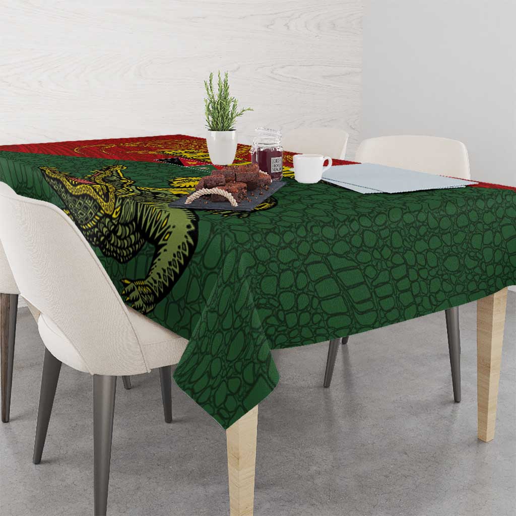 Sepik River Crocodile & Arts Festival Tablecloth Bird-of-paradise Melanesian Tattoo LT03 - Polynesian Pride