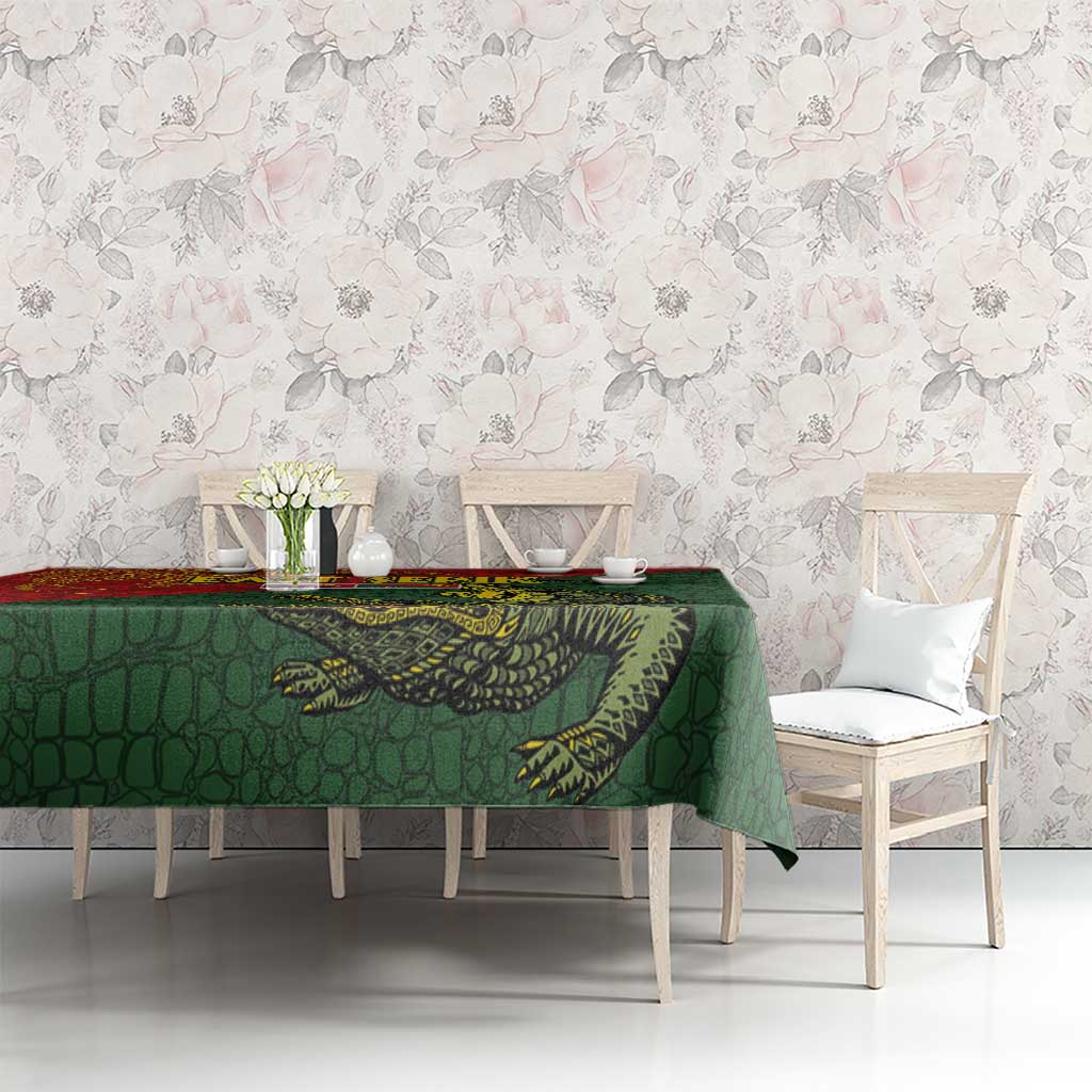Sepik River Crocodile & Arts Festival Tablecloth Bird-of-paradise Melanesian Tattoo LT03 - Polynesian Pride