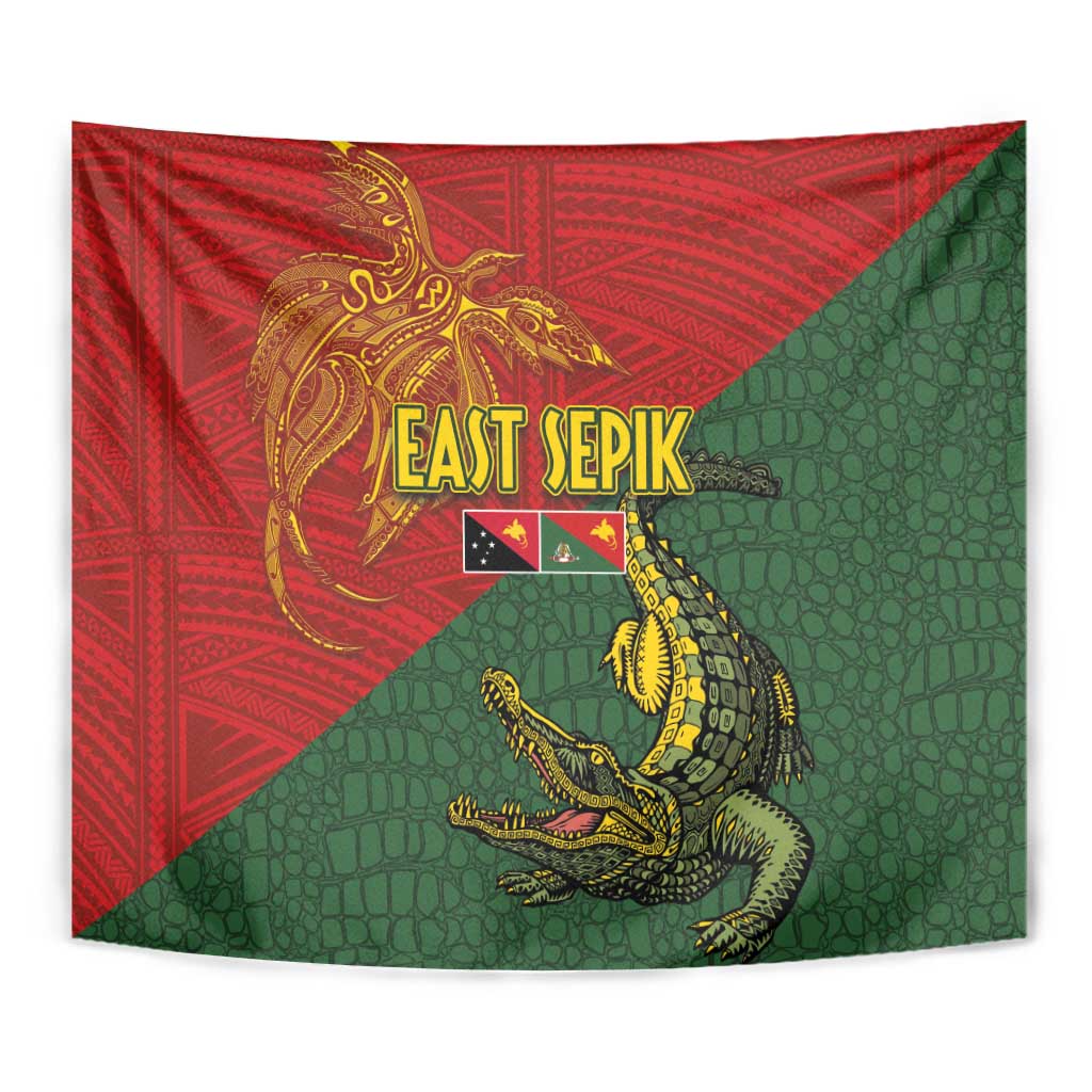 Sepik River Crocodile & Arts Festival Tapestry Bird-of-paradise Melanesian Tattoo LT03 - Polynesian Pride