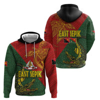 Sepik River Crocodile & Arts Festival Zip Hoodie Bird-of-paradise Melanesian Tattoo LT03 - Polynesian Pride