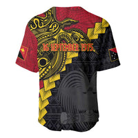 Papua New Guinea Independence Day Baseball Jersey Bird-of-paradise Melanesian Tattoo LT03 - Polynesian Pride