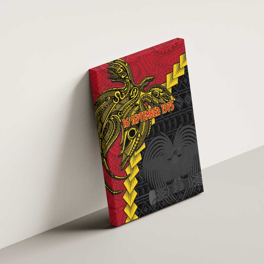 Papua New Guinea Independence Day Canvas Wall Art Bird-of-paradise Melanesian Tattoo LT03 - Polynesian Pride