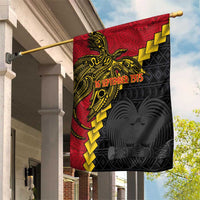 Papua New Guinea Independence Day Garden Flag Bird-of-paradise Melanesian Tattoo LT03 House Flag Red - Polynesian Pride