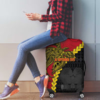 Papua New Guinea Independence Day Luggage Cover Bird-of-paradise Melanesian Tattoo LT03 - Polynesian Pride