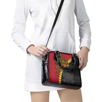 Papua New Guinea Independence Day Shoulder Handbag Bird-of-paradise Melanesian Tattoo LT03 - Polynesian Pride