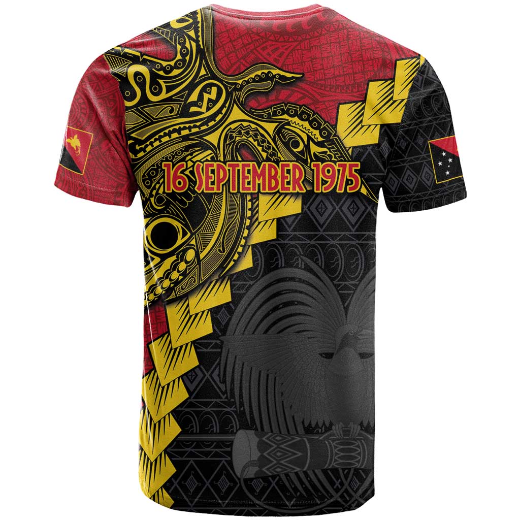 Papua New Guinea Independence Day T Shirt Bird-of-paradise Melanesian Tattoo LT03 - Polynesian Pride