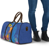Hawaiian Funny Fruits Sea Animals Travel Bag Mango Reef Triggerfish and Pineapple Turtle and Mandarin Jellyfish LT03 - Polynesian Pride
