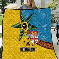 Malampa Fiji Day Quilt Tapa and Melanesian Patterns with Coat of Arms LT03 Multicolor - Polynesian Pride