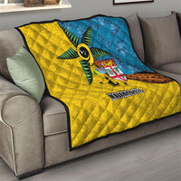 Malampa Fiji Day Quilt Tapa and Melanesian Patterns with Coat of Arms LT03 - Polynesian Pride