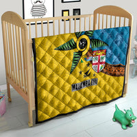 Malampa Fiji Day Quilt Tapa and Melanesian Patterns with Coat of Arms LT03 - Polynesian Pride