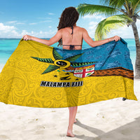 Malampa Fiji Day Sarong Tapa and Melanesian Patterns with Coat of Arms LT03 - Polynesian Pride