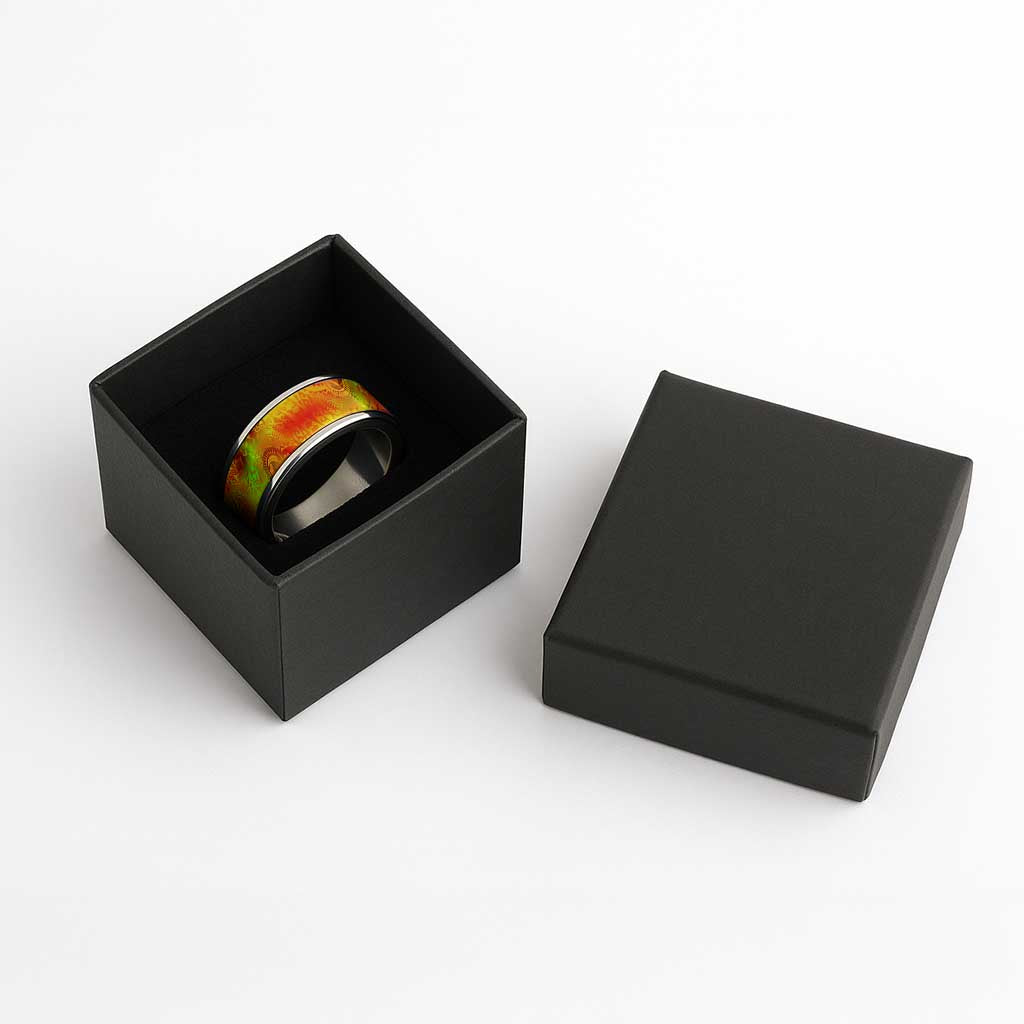 Traditional Polynesian Maori Tattoo Reggae Color Classic Ring - Polynesian Pride