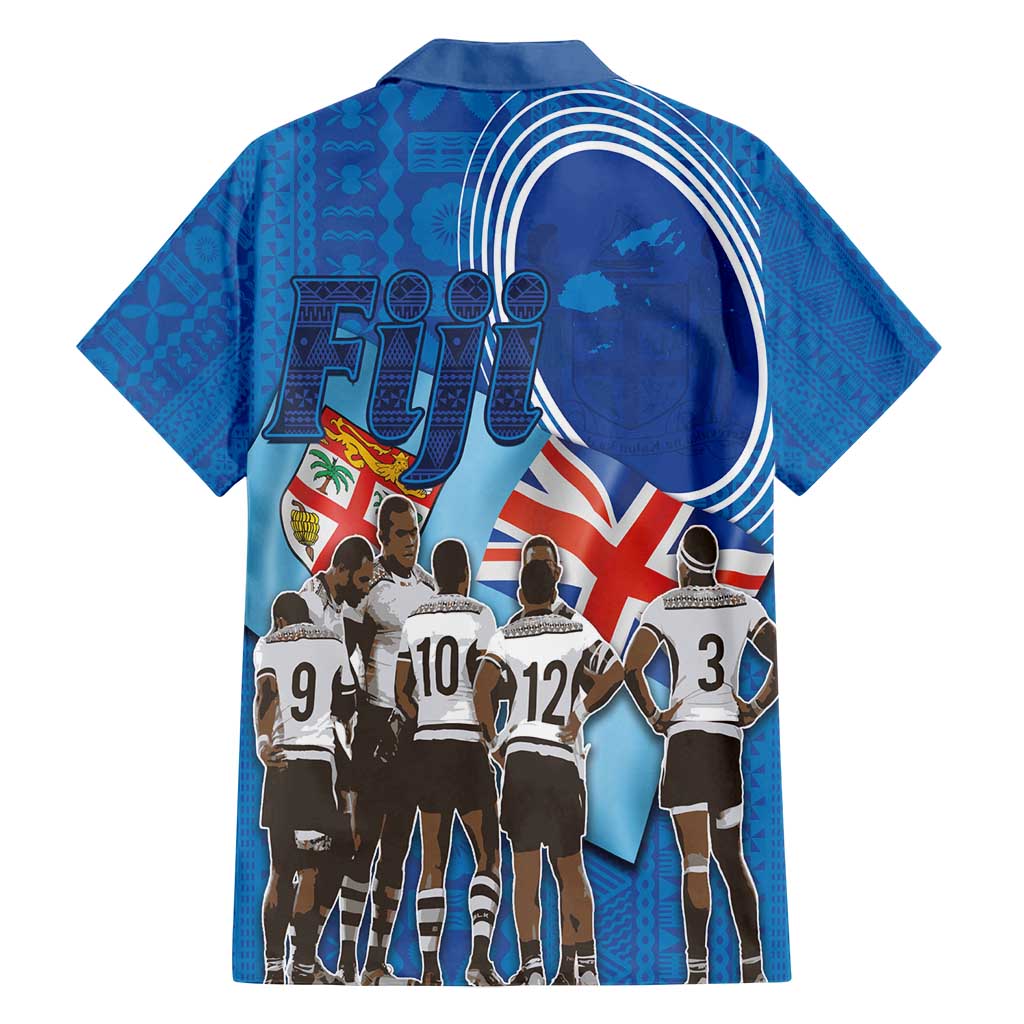 Fiji Rugby Sevens Family Matching Tank Maxi Dress and Hawaiian Shirt Commemorate Gold Medal - Rio de Janeiro 2016 LT03 - Polynesian Pride
