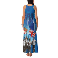 Fiji Rugby Sevens Family Matching Tank Maxi Dress and Hawaiian Shirt Commemorate Gold Medal - Rio de Janeiro 2016 LT03 - Polynesian Pride