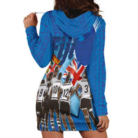 Fiji Rugby Sevens Hoodie Dress Commemorate Gold Medal - Rio de Janeiro 2016 LT03 - Polynesian Pride