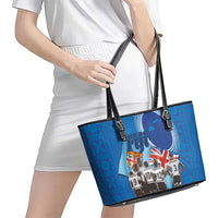 Fiji Rugby Sevens Leather Tote Bag Commemorate Gold Medal - Rio de Janeiro 2016 LT03 - Polynesian Pride