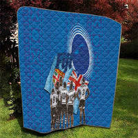 Fiji Rugby Sevens Quilt Commemorate Gold Medal - Rio de Janeiro 2016 LT03 - Polynesian Pride