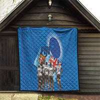 Fiji Rugby Sevens Quilt Commemorate Gold Medal - Rio de Janeiro 2016 LT03 - Polynesian Pride