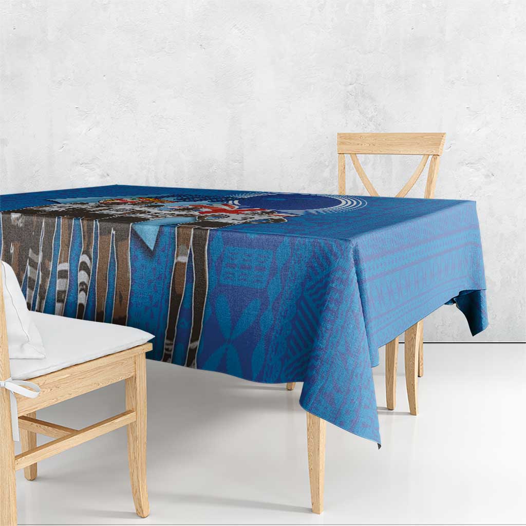 Fiji Rugby Sevens Tablecloth Commemorate Gold Medal - Rio de Janeiro 2016