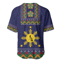 Philippines Merry Christmas Baseball Jersey Maligayang Pasko with Parol and Xmas Pattern Barong Style LT03 - Polynesian Pride