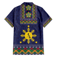 Philippines Merry Christmas Family Matching Short Sleeve Bodycon Dress and Hawaiian Shirt Maligayang Pasko with Parol and Xmas Pattern Barong Style LT03 - Polynesian Pride