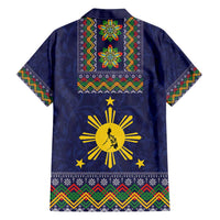 Philippines Merry Christmas Family Matching Summer Maxi Dress and Hawaiian Shirt Maligayang Pasko with Parol and Xmas Pattern Barong Style LT03 - Polynesian Pride