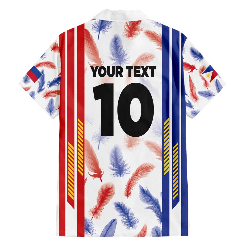 Custom Philippines Champions Football Jersey Family Matching Puletasi and Hawaiian Shirt LT03 - Polynesian Pride