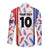 Custom Philippines Champions Football Jersey Long Sleeve Button Shirt