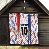 Custom Philippines Champions Football Jersey Quilt