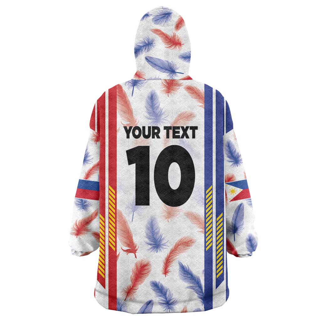 Custom Philippines Champions Football Jersey Wearable Blanket Hoodie