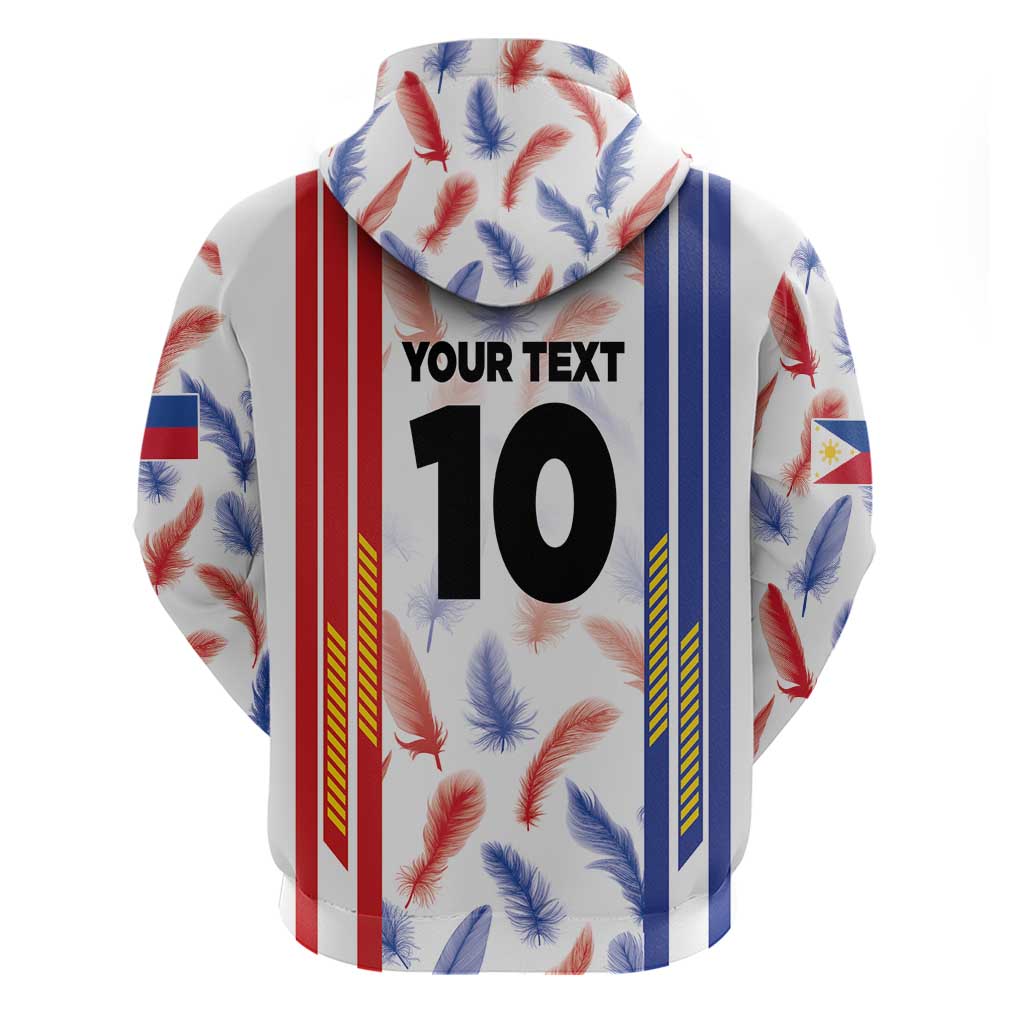 Custom Philippines Champions Football Jersey Zip Hoodie LT03 - Polynesian Pride