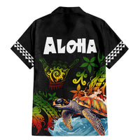Hawaii Lei Day Family Matching Mermaid Dress and Hawaiian Shirt Hibiscus Wreath and Polynesian Pattern LT03 - Polynesian Pride