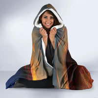 Australia and New Zealand ANZAC Day Hooded Blanket Tui Bird and Koala mix Maori and Aboriginal Pattern LT03 - Polynesian Pride