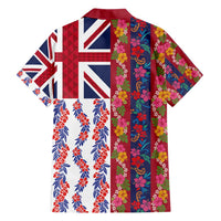 Hawaiian Lei Hawaiian Shirt National Flag Striped Style LT03 - Polynesian Pride