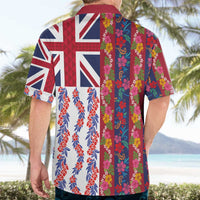 Hawaiian Lei Hawaiian Shirt National Flag Striped Style LT03 - Polynesian Pride