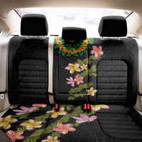 Hawaiian Lei Plumeria and Tropical Leaves Back Car Seat Cover Watercolor Style LT03 - Polynesian Pride