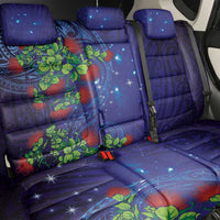 Matariki New Zealand Maori and Pohutukawa Back Car Seat Cover Galaxy Blue Sky Style LT03 - Polynesian Pride