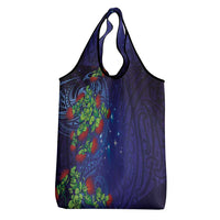 Matariki New Zealand Maori and Pohutukawa Grocery Bag Galaxy Blue Sky Style LT03 - Polynesian Pride